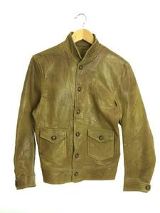 Levi’s◆Menlo Cossack Jacket/メンロコサックジャケット/ジャケット/M/レザー/キャメル//