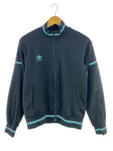 adidas◆70s-80s/西ドイツ/デサント製/ジャージ/-/ポリエステル/ブラック//