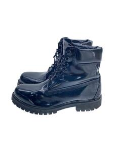 Timberland◆レースアップブーツ/US8/BLK/エナメル//