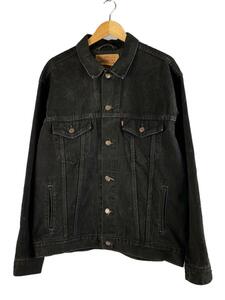 Levi’s◆90s/ブラックデニムジャケット/USA製/ボタン裏715/L/BLK70507-4159