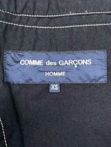 COMME des GARCONS HOMME◆オーバーダイコットン3Bテーラードジャケット/XS/コットン/ネイビー/HG-J060/AD2010_画像3