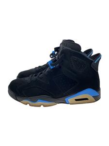 NIKE◆AIR JORDAN 6 RETRO/エアジョーダンレトロ/ブラック/384664-006/27cm/BLK