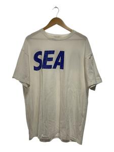 WIND AND SEA◆SEA CRACK P DYE TEE/Tシャツ/XL/コットン/WHT