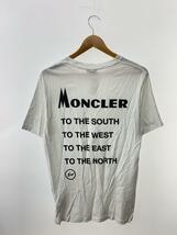 MONCLER◆コラボ/バックプリント/Tシャツ/S/白/ホワイト/プリント/D209U80398508391Q_画像2