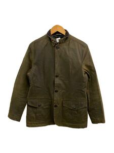 Barbour◆LUTZ WAX JACKET/ジャケット/S/コットン/KHK/MWX0566OL51