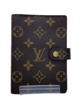 LOUIS VUITTON◆アジェンダMM_モノグラム_BRW/-/BRW/総柄/メンズ_画像1