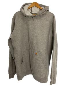 Carhartt◆MIDWEIGHT PO HOODIE/プルオーバーフーディー/K121 HGY/裏起毛/グレー/XL