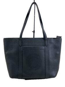 COLE HAAN◆トートバッグ/レザー/BLK/u04637/Small Zip Top Tote