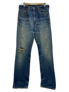 Levi’s◆赤耳/BIGE/502/古着/32/デニム/ジーパンIDG/無地/日本製/TALON