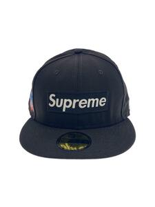 Supreme◆World Famous Box Logo New Era/キャップ/7 3/8/BLK/メンズ