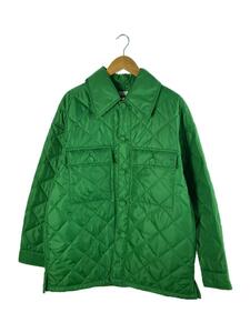 MONKEY TIME◆キルティングジャケット/L/ポリエステル/GRN/pe tft quilted shirt jacket