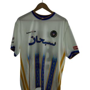 Supreme◆Tシャツ/L/-/WHT/無地/21SS/Arabic Logo Soccer Jerseyの画像1