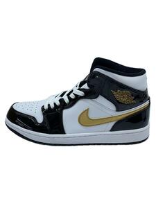 NIKE◆AIR JORDAN 1 MID SE/エアジョーダン1ミッドSE/ブラック/852542-007/28.5cm