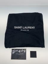 SAINT LAURENT◆スモールカバス/ショルダーバッグ/レザー/BLK/PMR394461_画像8