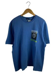 STUSSY◆Tシャツ/L/コットン/BLU