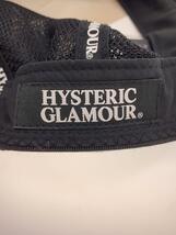 HYSTERIC GLAMOUR◆メッシュキャップ/FREE/ポリエステル/BLK/メンズ/02181QH02_画像5