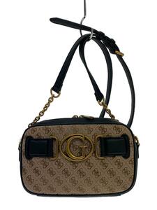 GUESS◆AVIANA Camera Bag(アビアナ) ショルダーバッグ/BRW/総柄/JB841414