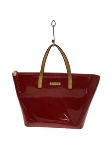 LOUIS VUITTON◆ベルヴューPM_モノグラム・ヴェルニ_RED/エナメル/RED