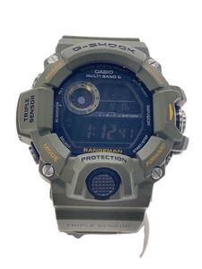 CASIO◆ソーラー腕時計・G-SHOCK/デジタル/GRN