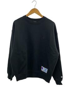 Champion◆スウェット/M/コットン/BLK/無地/C3-Y034