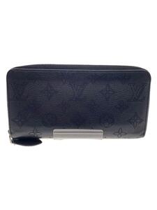 LOUIS VUITTON◆長財布/レザー/BLK/レディース/M61867/角擦れ有