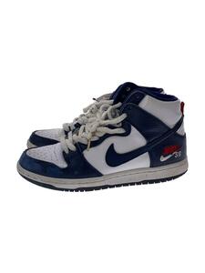 NIKE◆SB ZOOM DUNK HIGH PRO/ズームダンクハイプロ/ホワイト/854851-441/26cm/WHT