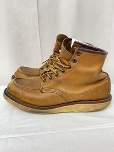 RED WING◆6inc Classic Mocモックトゥ875ワークブーツ/US8.5/BRW