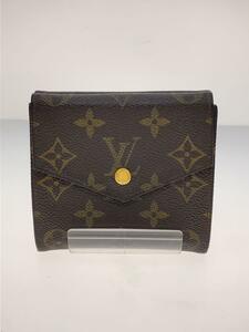 LOUIS VUITTON◆ポルト・モネ・ビエ・カルト・クレディ_モノグラム・キャンバス/-/BRW/モノグラム/メンズ