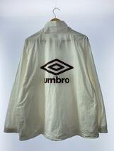 UMBRO◆ナイロンジャケット/L/ナイロン/WHT/UM7000/ZTH-2309_画像2