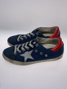 GOLDEN GOOSE◆USED加工/SUPERSTAR/ローカットスニーカー/40/NVY/キャンバス