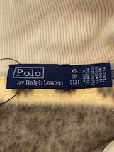 POLO RALPH LAUREN◆ジオモチーフ/フリースジャケット/XS/ポリエステル/BRW_画像3