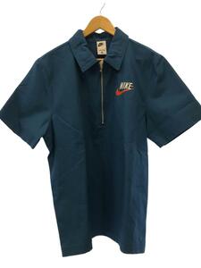 NIKE◆半袖シャツ/L/コットン/BLU/DM5284-407/AS M NSW NIKE TREND OVERSHIRT//