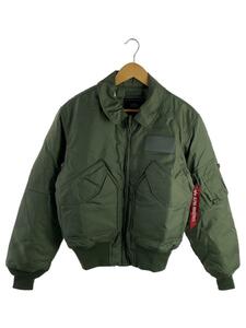 ALPHA INDUSTRIES◆ミリタリージャケット/S/ナイロン/GRN/TA0231-9021//