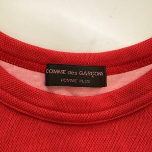 COMME des GARCONS HOMME PLUS◆Tシャツ/-/AD2002/コットン/RED/PI-T029//の画像3