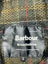 Barbour◆breathables/ナイロンジャケット/S/-/KHK/使用感・ヨゴレ有_画像3