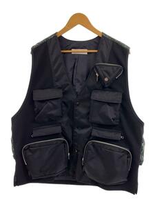 TOGA VIRILIS TOGA ARCHIVES◆23AW/Coating taffeta vest/50/ブラック/TV32-FE312