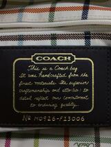 COACH◆ハンドバッグ/コットン/CML/F13006//_画像5