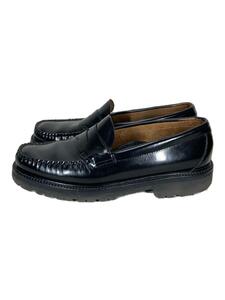 G.H.Bass&Co.◆WEEJUNS/ローファー/厚底ソール/UK6.5/BLK/レザー/BA11535W//