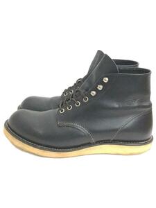 RED WING◆トレッキングブーツ/27cm/BLK/6インチクラシックプレーントゥ/8165//