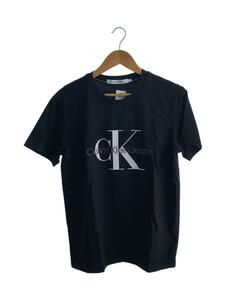 Calvin Klein◆ロゴTEE/Tシャツ/S/コットン/ブラック/J320770//