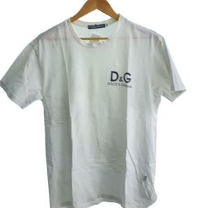 DOLCE&GABBANA◆Tシャツ/52/コットン/ホワイト//の画像1