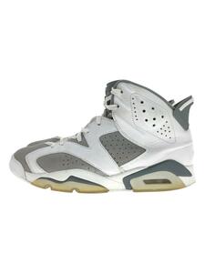 NIKE◆AIR JORDAN 6 RETRO_エア ジョーダン 6 レトロ/26.5cm/ホワイト/着用感有