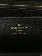 LOUIS VUITTON◆ポルト・フォイユ・クレマンス_モノグラム・アンプラント_BLK/レザー/BLK/総柄/メンズ//_画像3