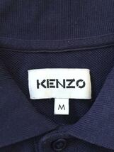 KENZO◆COTTON-HOPSACK POLO SHIRT/ポロシャツ/M/コットン/NVY//FA65PO0014PU//_画像3