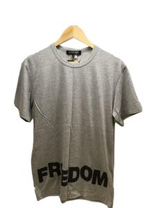 COMME des GARCONS HOMME DEUX◆Tシャツ/M/コットン/GRY/無地/DE-T021-051/AD2019//