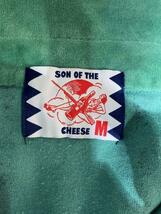 SON OF THE CHEESE◆ポロシャツ/M/コットン/GRN/無地//_画像3