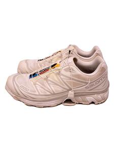 salomon◆ローカットスニーカー/XT-6/27.5cm/WHT/412529/汚れ・擦れ・ソール減り有//