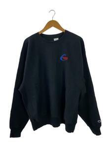 Champion◆00s/REVERSE WEAVE/スウェット/XL/コットン/ブラック