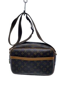 LOUIS VUITTON◆リポーターPM_モノグラム・キャンバス_BRW/PVC/BRW