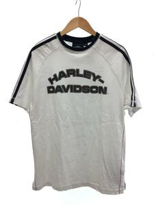 HARLEY DAVIDSON◆Tシャツ/M/コットン/WHT//